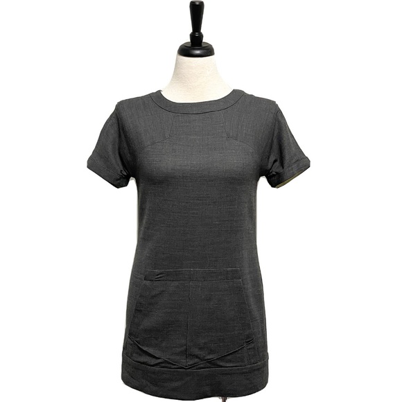 Yigal Azrouel Shift Short Sleeve Kangaroo Pocket - Picture 2 of 10